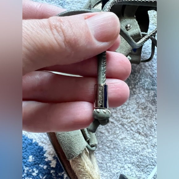 Gucci Suede Espadrille High Heel Sandals Authentic - Picture 10 of 15